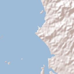 La Guinea Terrain Map