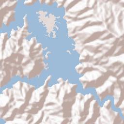 Amphoe Than To Terrain Map