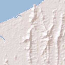 Papar Terrain Map