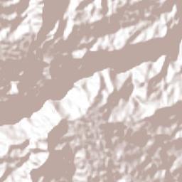 Fresno Terrain Map