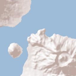 Ternate Terrain Map