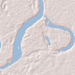 San Antonio del Estrecho Terrain Map