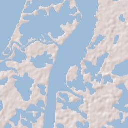 Puerto Bolívar Terrain Map