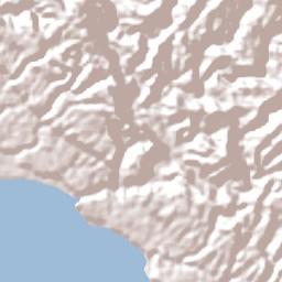Kabupaten Kaur Terrain Map