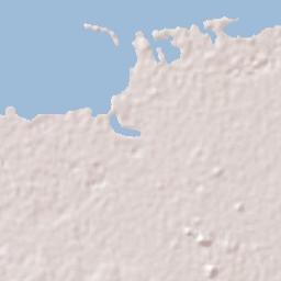 Kota Surabaya Terrain Map
