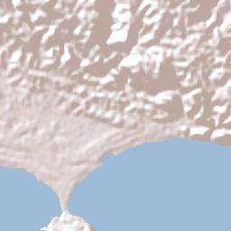 Kabupaten Pangandaran Terrain Map