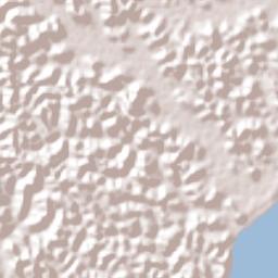 Japaratinga Terrain Map