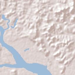 Santo Amaro das Brotas Terrain Map