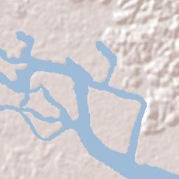 São Cristóvão Terrain Map