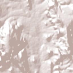 Brotas de Macaúbas Terrain Map