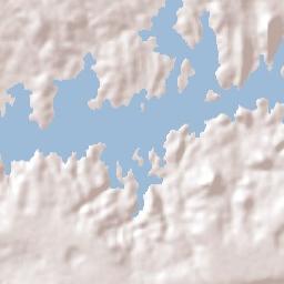 Cabaceiras do Paraguaçu Terrain Map