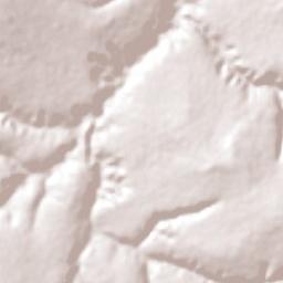 Águas Vermelhas Terrain Map