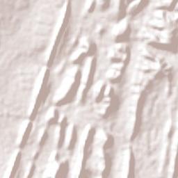 Cáceres Terrain Map