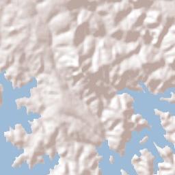 Três Ranchos Terrain Map
