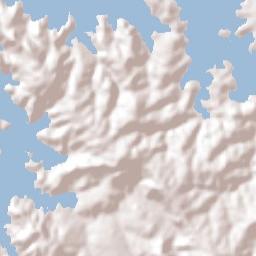 Cascalho Rico Terrain Map