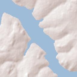 Cachoeira Dourada Terrain Map