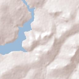 Água Comprida Terrain Map