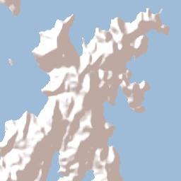 Whitsundays Terrain Map