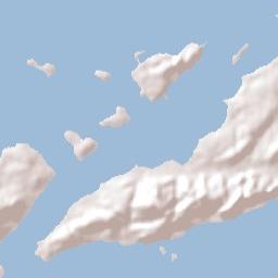 Dampier Terrain Map