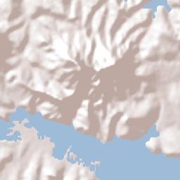 Carmo do Rio Claro Terrain Map