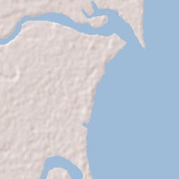 East Mackay Terrain Map