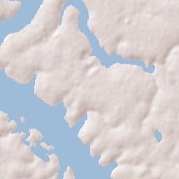 Pedrinhas Paulista Terrain Map