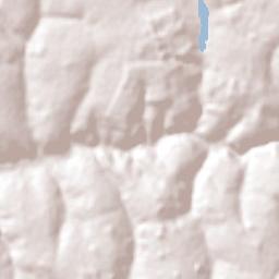 Águas de Santa Bárbara Terrain Map