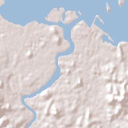 Gladstone Central Terrain Map