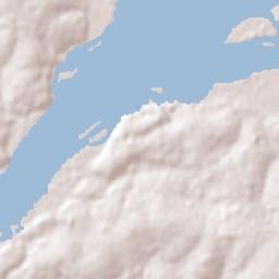 Salto del Guairá Terrain Map
