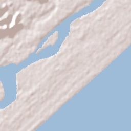 Ilha Comprida Terrain Map