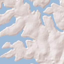 Itaipulândia Terrain Map