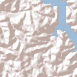 Saudade do Iguaçu Terrain Map