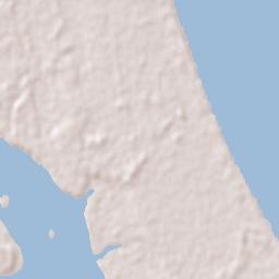 Banksia Beach Terrain Map