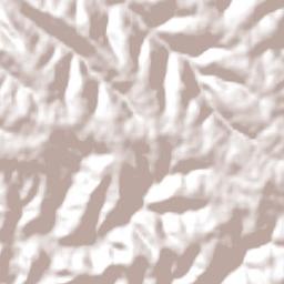 Derrubadas Terrain Map