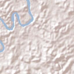 Brisbane, Australia Terrain Map