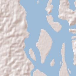 Macleay Island Terrain Map