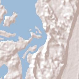 Russell Island Terrain Map