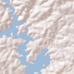 Quinze de Novembro Terrain Map