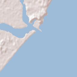 East Ballina Terrain Map