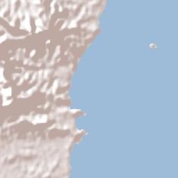 Korora Terrain Map