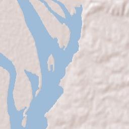Nuevo Berlín Terrain Map