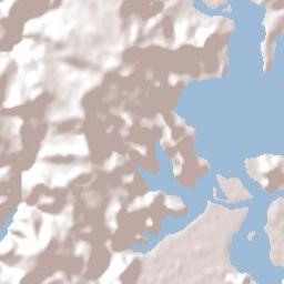 Woy Woy Terrain Map