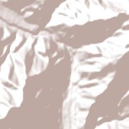 San José de Maipo Terrain Map