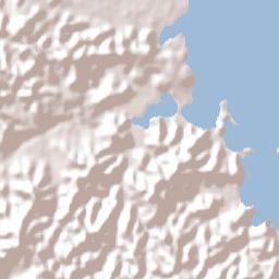 Paihia Terrain Map