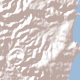 Tura Beach Terrain Map