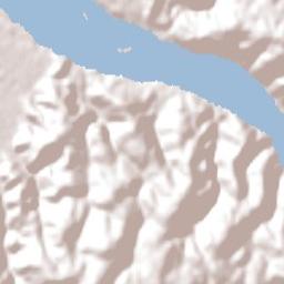 Santa Juana Terrain Map