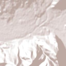 Melipeuco Terrain Map