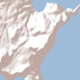 Tasman Peninsula Terrain Map