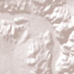 Las Plumas Terrain Map
