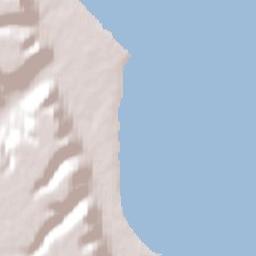 Puerto Santa Cruz Terrain Map